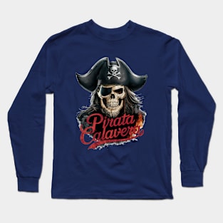 Pirata Calavera Long Sleeve T-Shirt